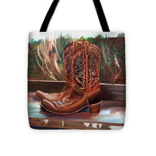 Load image into Gallery viewer, Posing boots - Tote Bag
