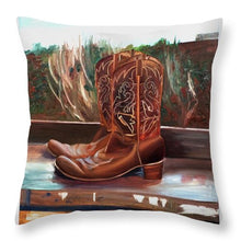 Load image into Gallery viewer, Posing boots - Throw Pillow
