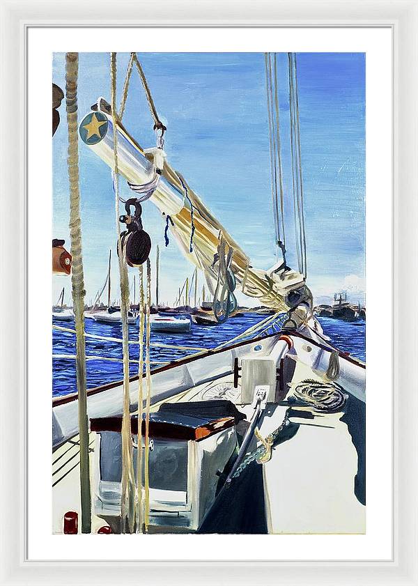 Sailing Away  - Framed Print