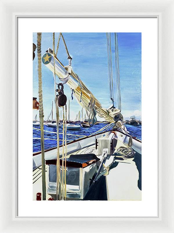 Sailing Away  - Framed Print