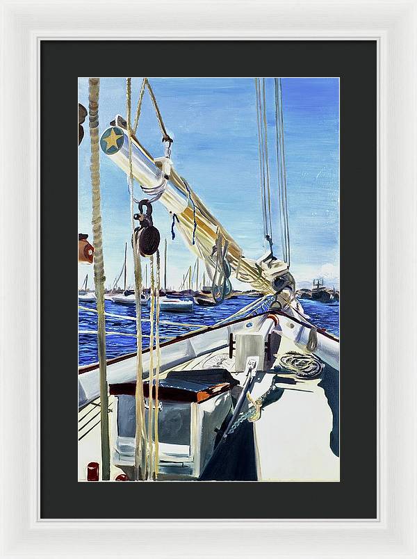 Sailing Away  - Framed Print