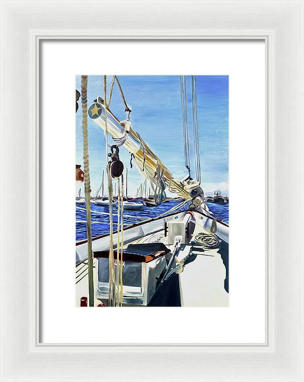 Sailing Away  - Framed Print