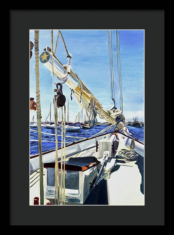 Sailing Away  - Framed Print