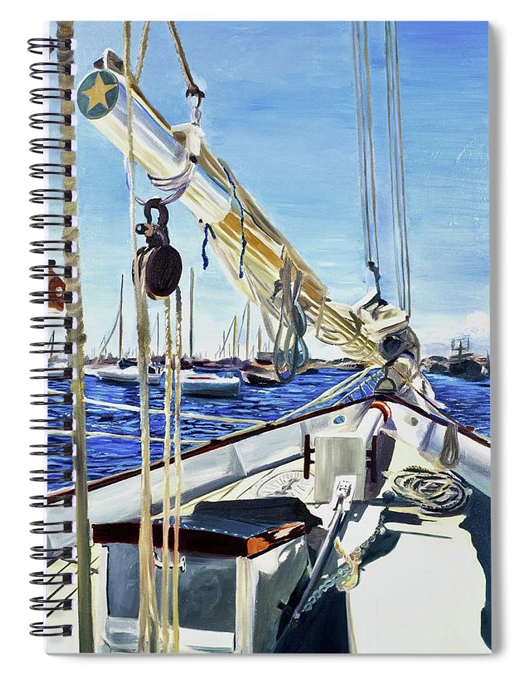 Sailing Away  - Spiral Notebook