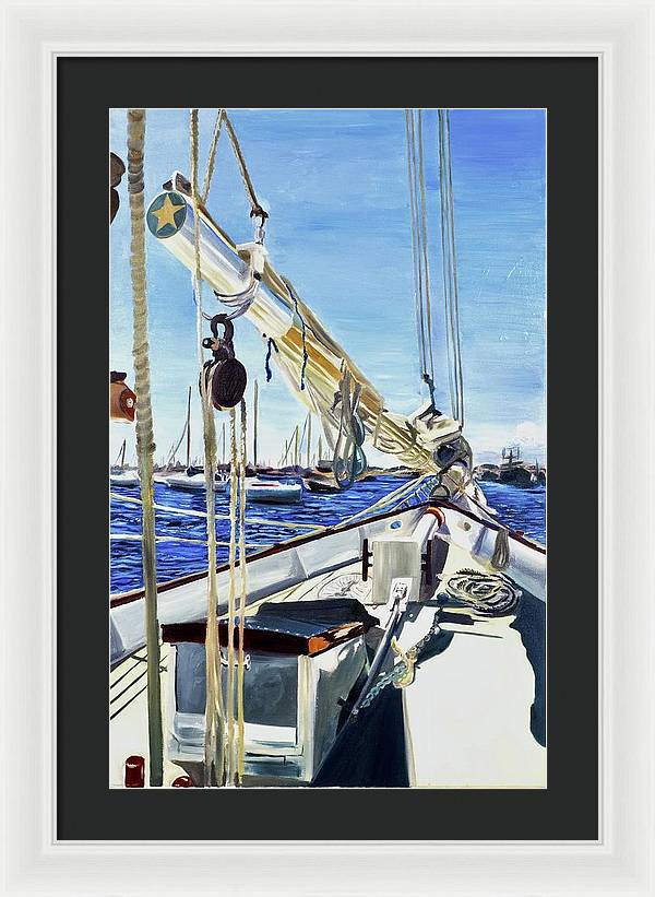 Sailing Away  - Framed Print