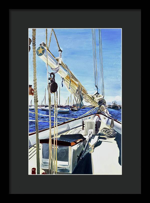 Sailing Away  - Framed Print