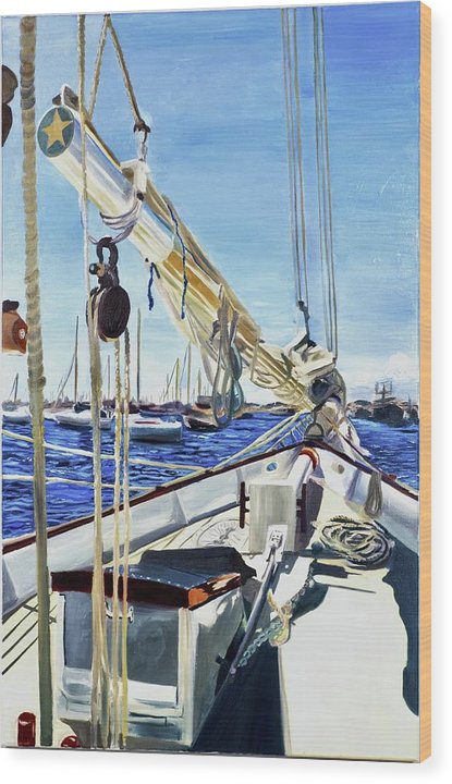 Sailing Away  - Wood Print