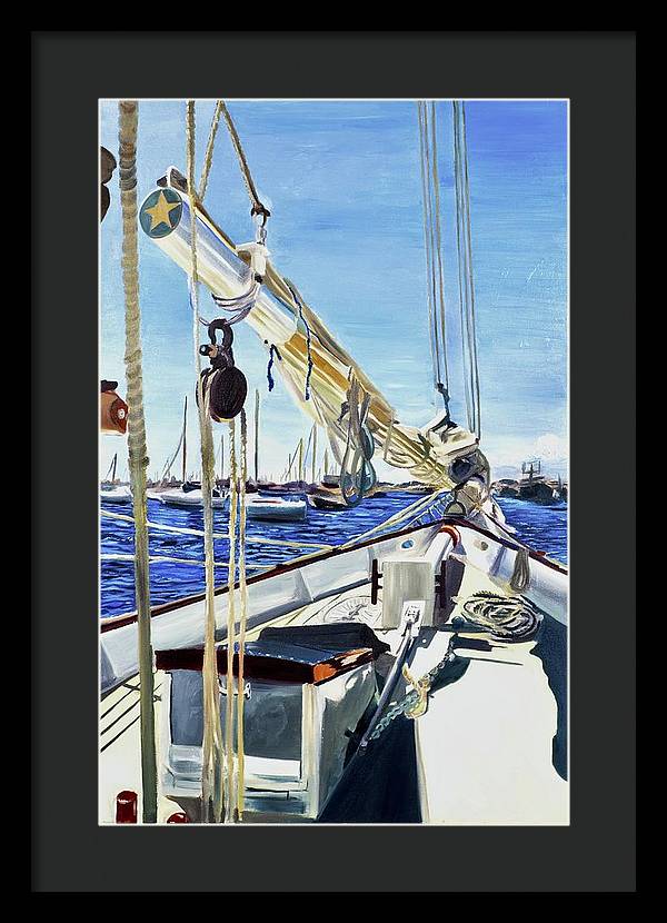 Sailing Away  - Framed Print