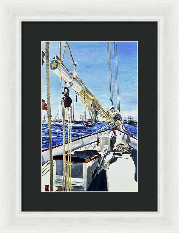 Sailing Away  - Framed Print