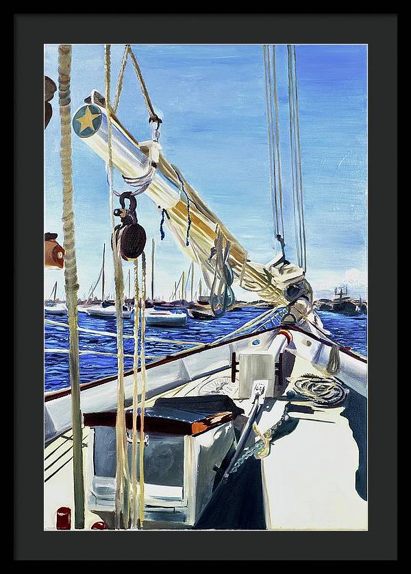 Sailing Away  - Framed Print