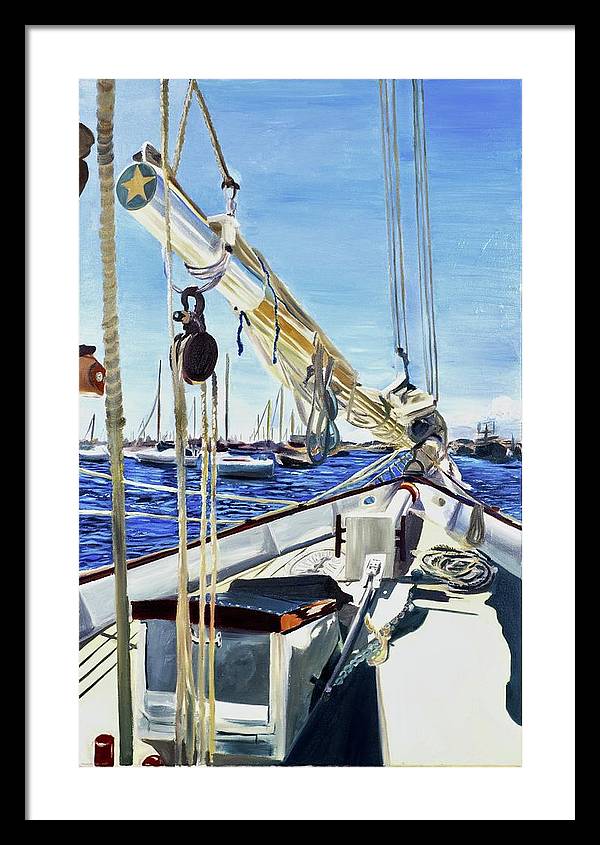 Sailing Away  - Framed Print