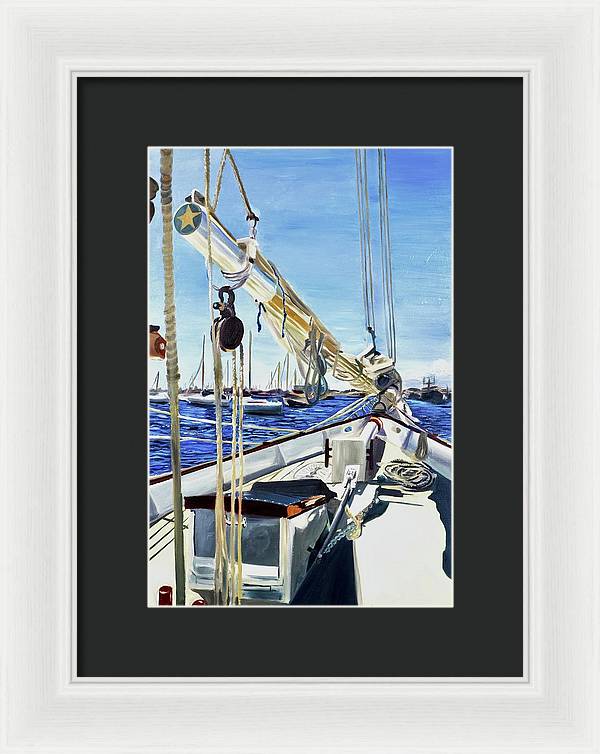 Sailing Away  - Framed Print