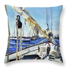 Load image into Gallery viewer, Sailing Away  - Throw Pillow
