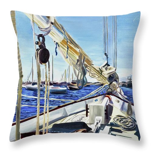 Sailing Away  - Throw Pillow