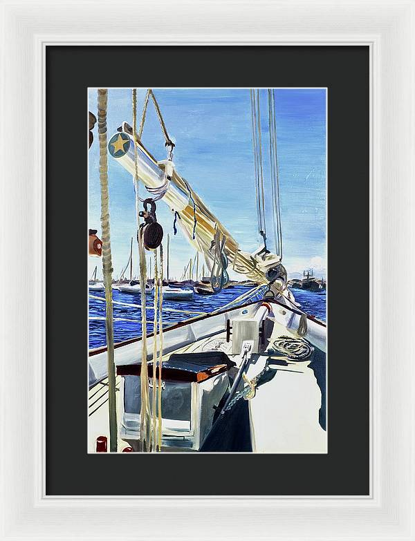 Sailing Away  - Framed Print