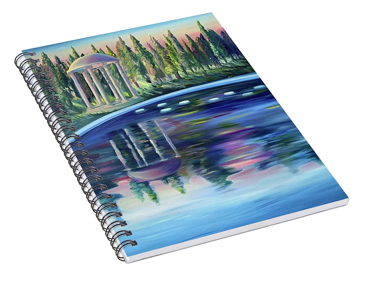 Sunset Reflections - Spiral Notebook