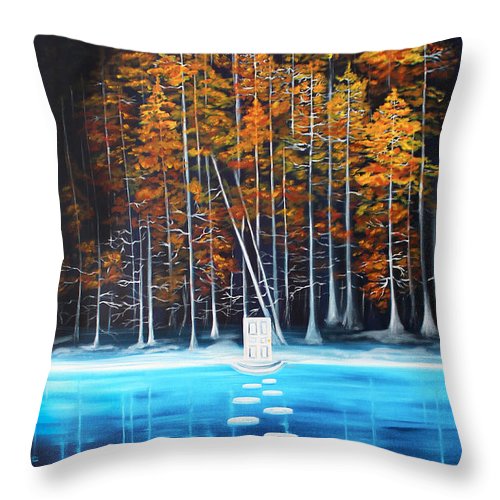 The Broken Path - Throw Pillow