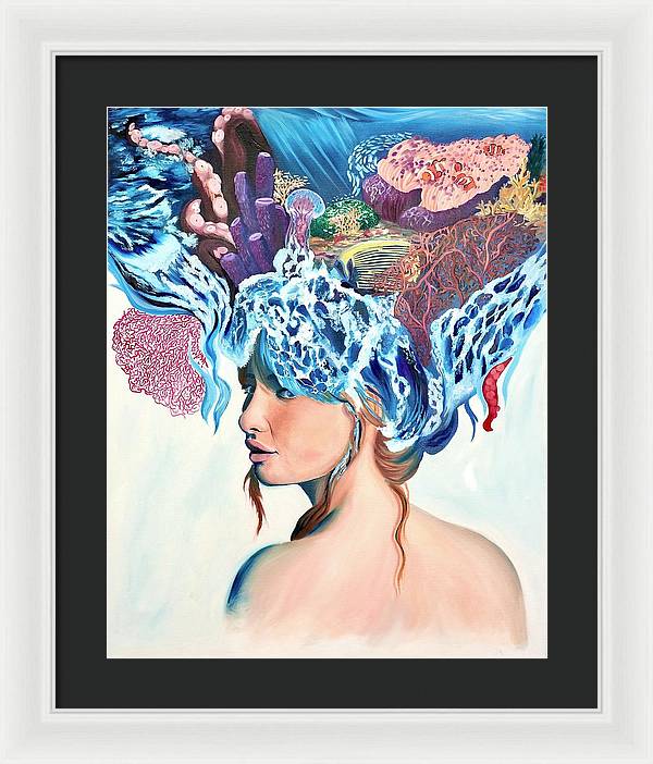 Queen of the sea - Framed Print