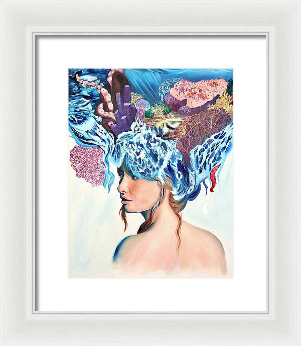 Queen of the sea - Framed Print