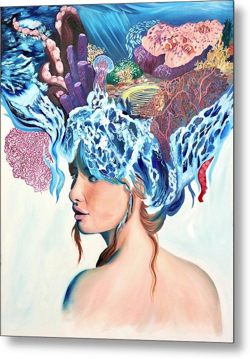 Queen of the sea - Metal Print