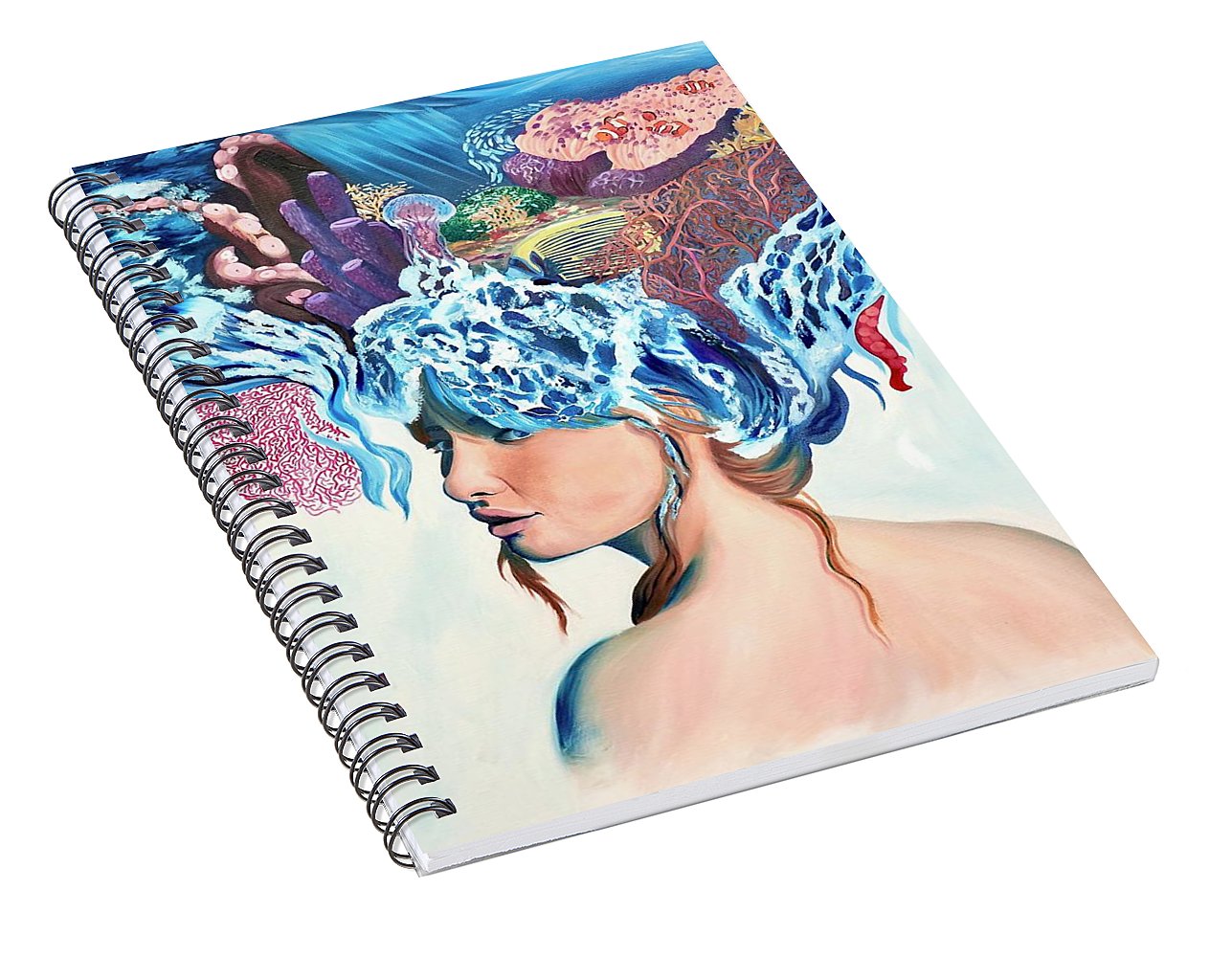 Queen of the sea - Spiral Notebook