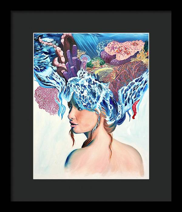 Queen of the sea - Framed Print