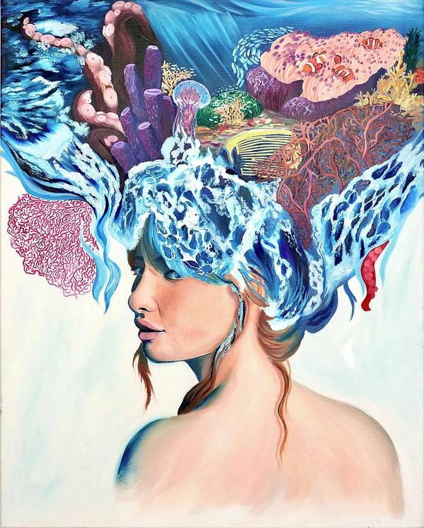 Queen of the sea - Art Print