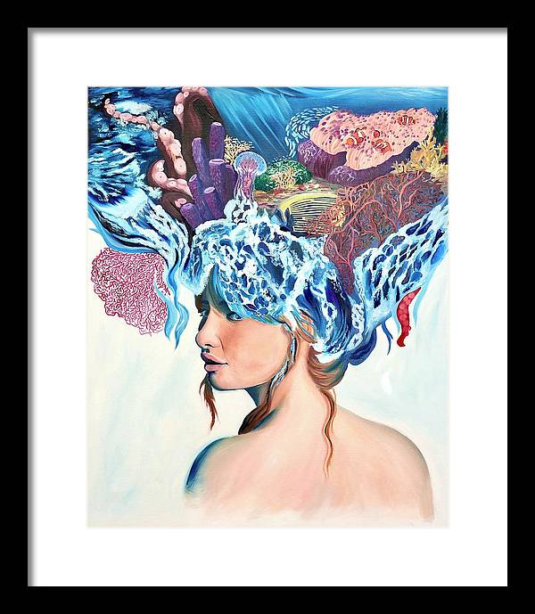 Queen of the sea - Framed Print