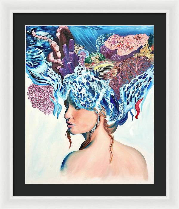 Queen of the sea - Framed Print