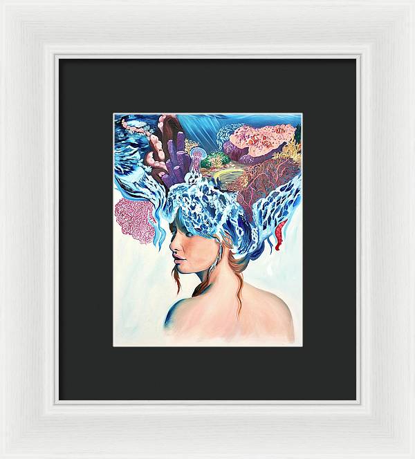 Queen of the sea - Framed Print