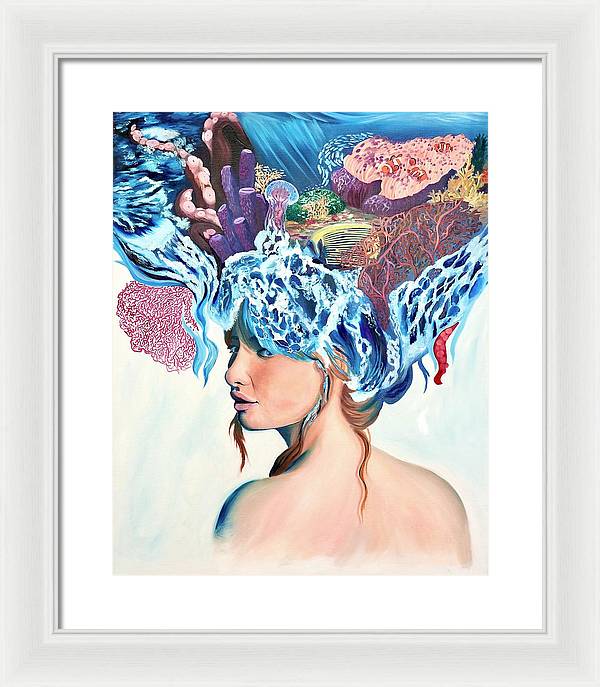 Queen of the sea - Framed Print