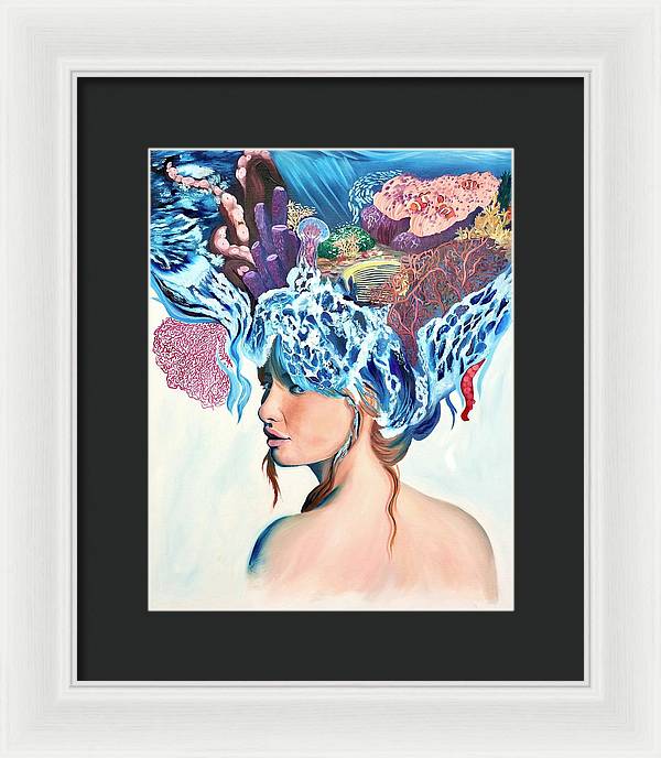 Queen of the sea - Framed Print