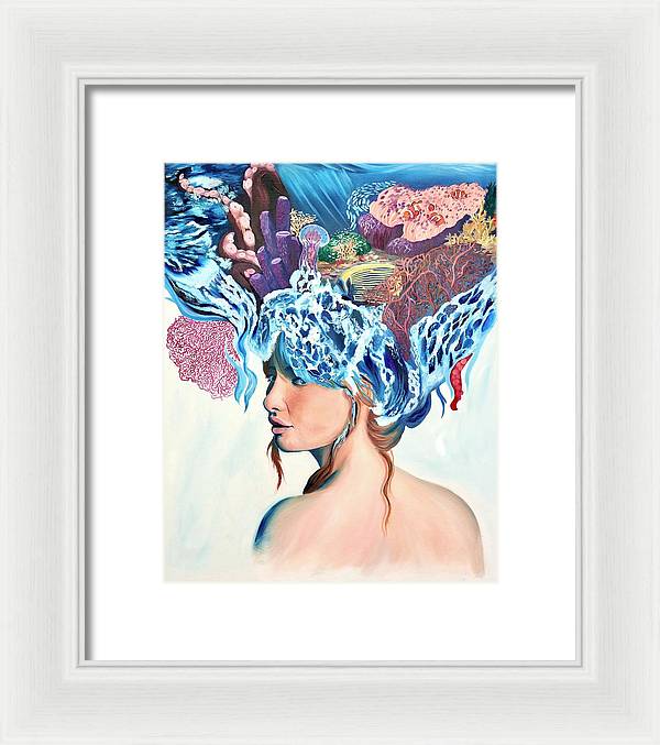 Queen of the sea - Framed Print