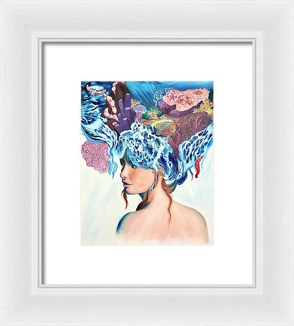 Queen of the sea - Framed Print