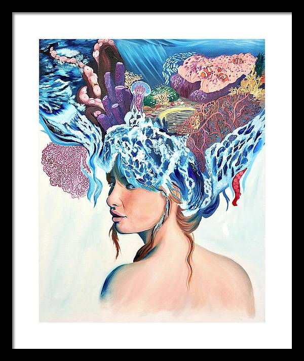 Queen of the sea - Framed Print