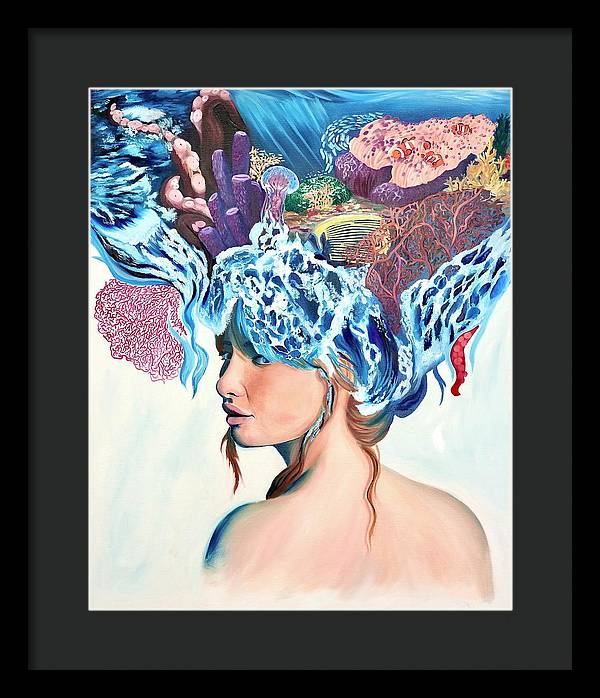 Queen of the sea - Framed Print