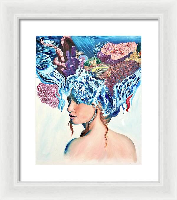 Queen of the sea - Framed Print