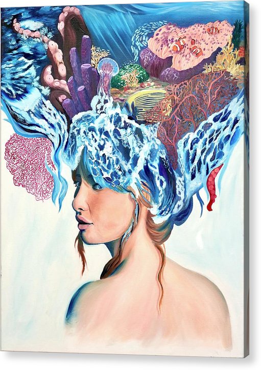 Queen of the sea - Acrylic Print
