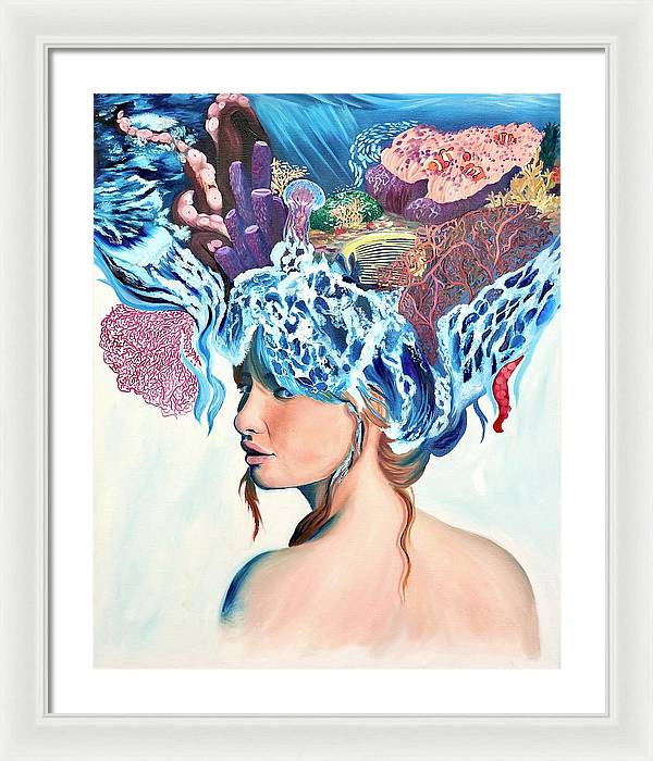 Queen of the sea - Framed Print