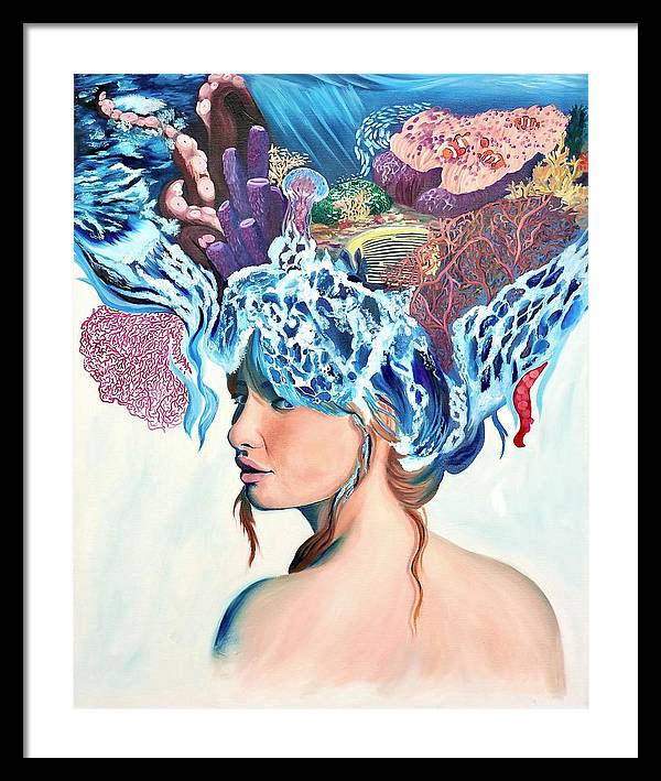 Queen of the sea - Framed Print