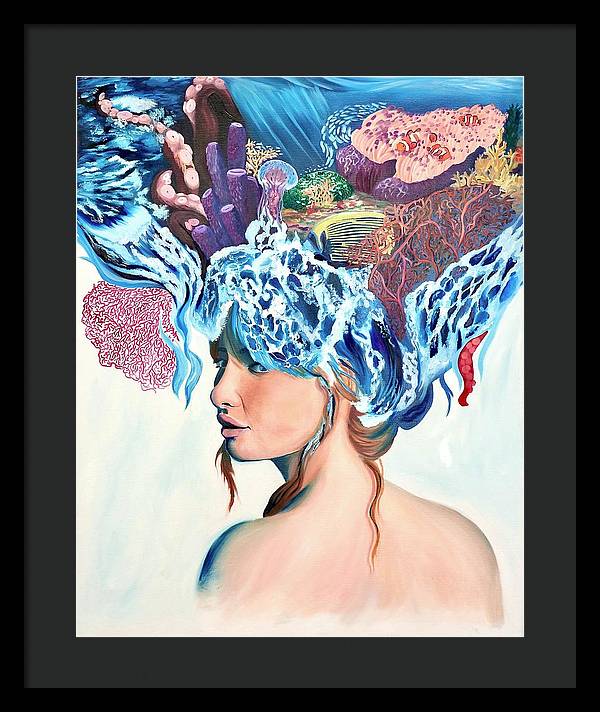 Queen of the sea - Framed Print