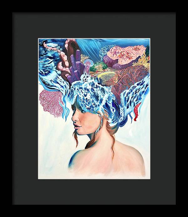 Queen of the sea - Framed Print