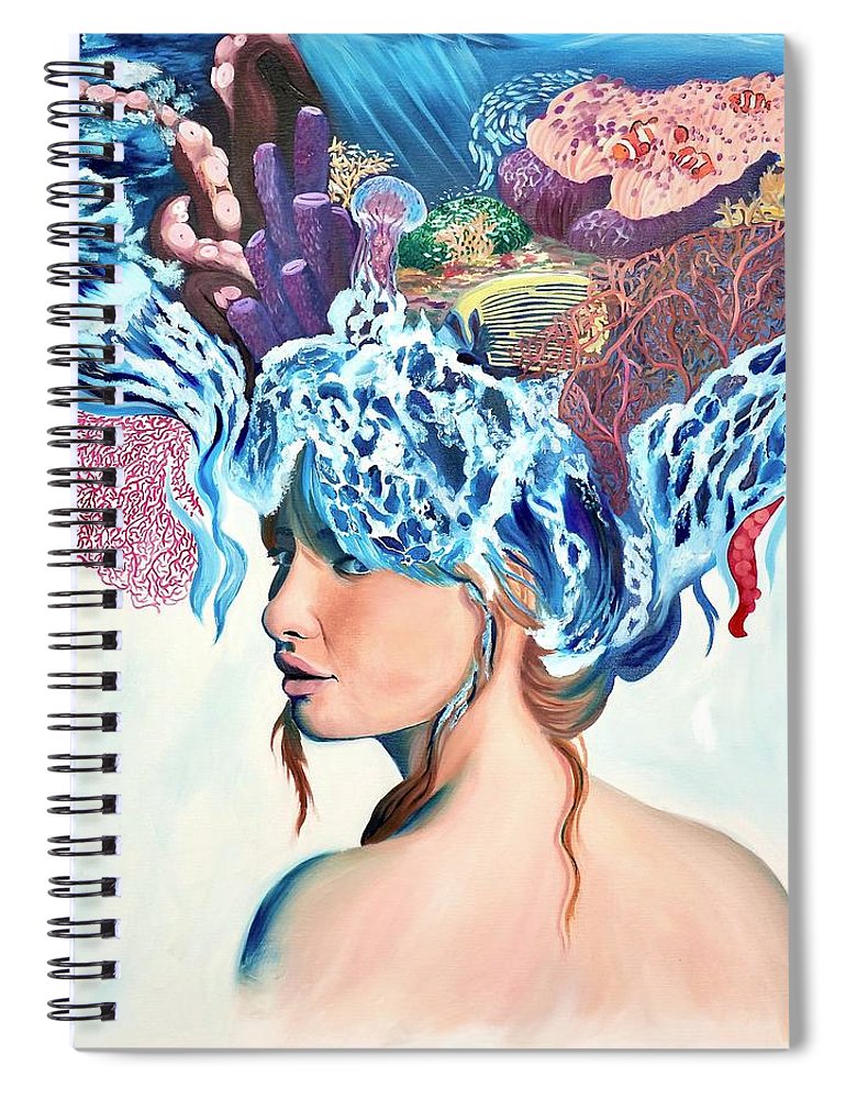 Queen of the sea - Spiral Notebook