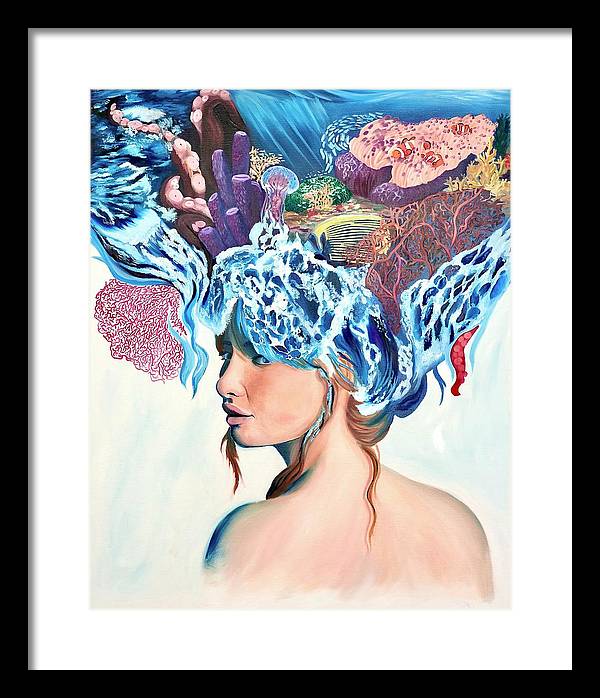Queen of the sea - Framed Print