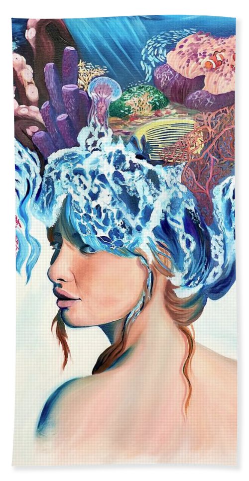 Queen of the sea - Bath Towel
