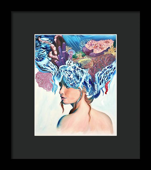 Queen of the sea - Framed Print