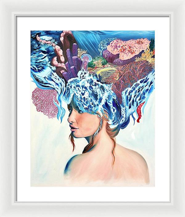 Queen of the sea - Framed Print