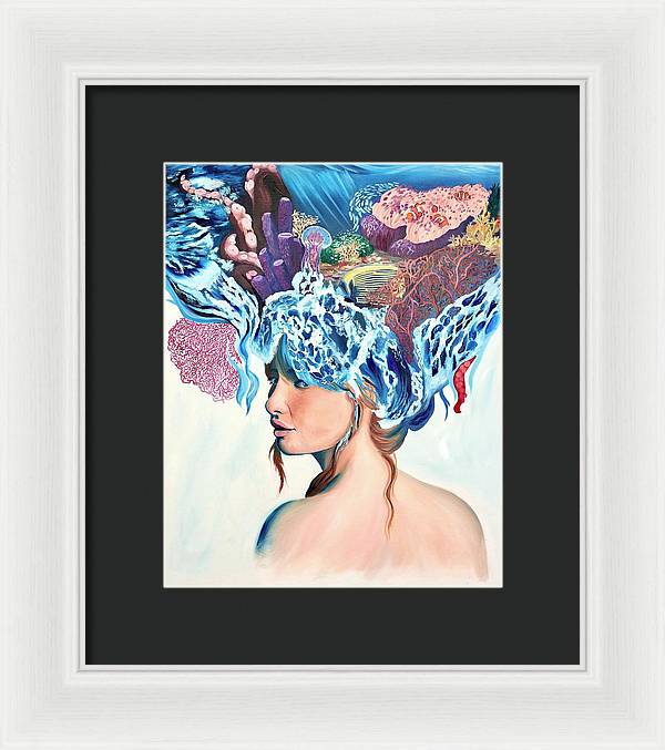 Queen of the sea - Framed Print