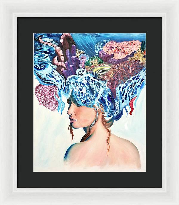 Queen of the sea - Framed Print