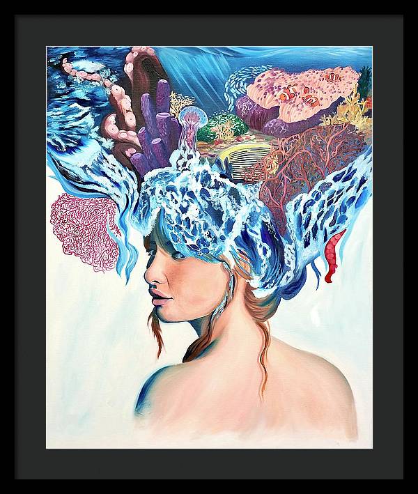 Queen of the sea - Framed Print